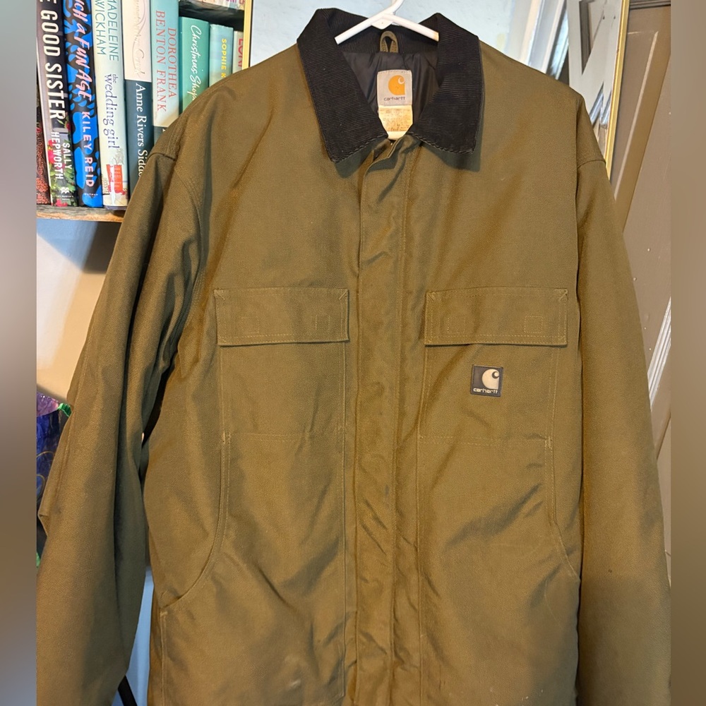 Carhartt Extreme Arctic Quilted Jacket Adult XL Bark Green Full Zip